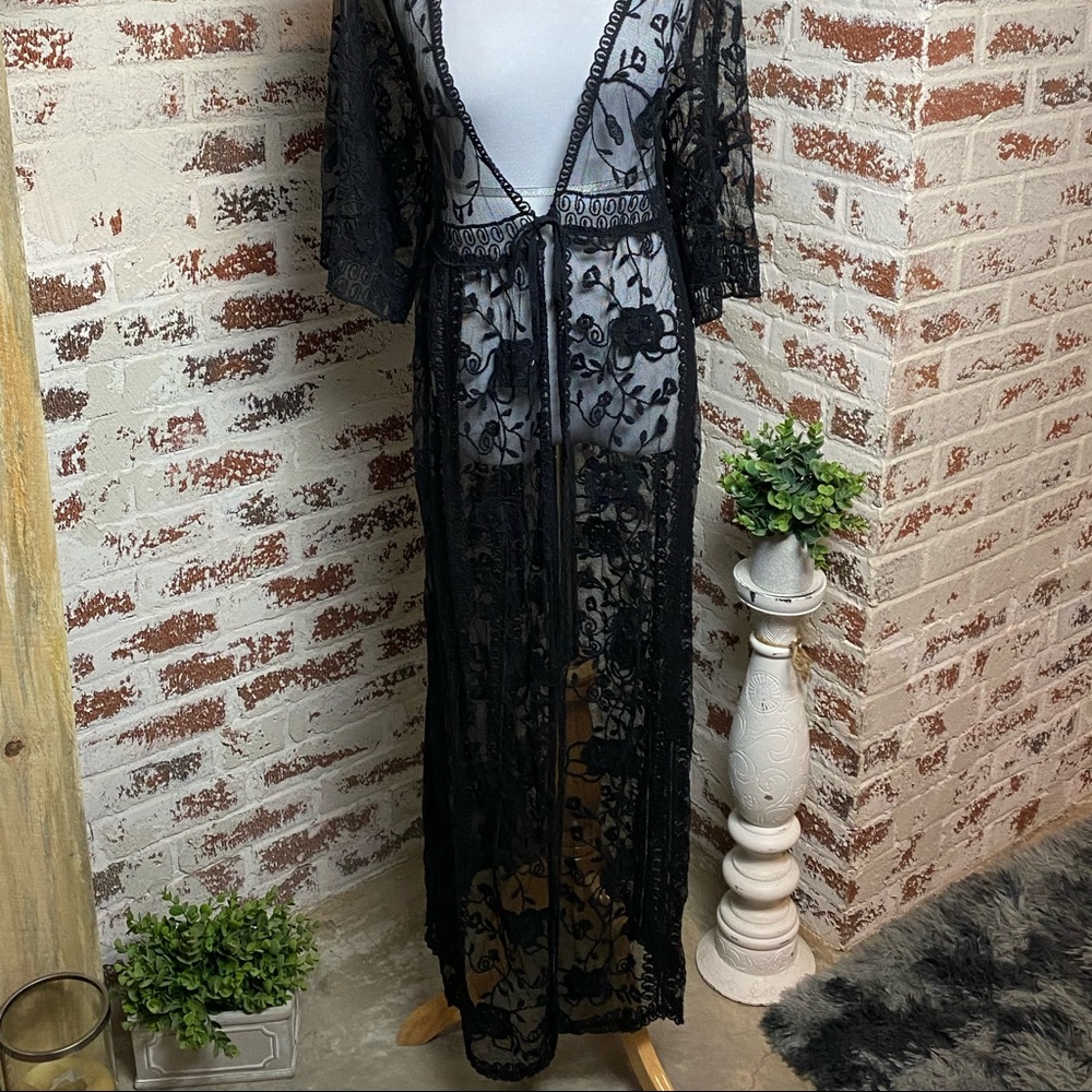 Lace duster